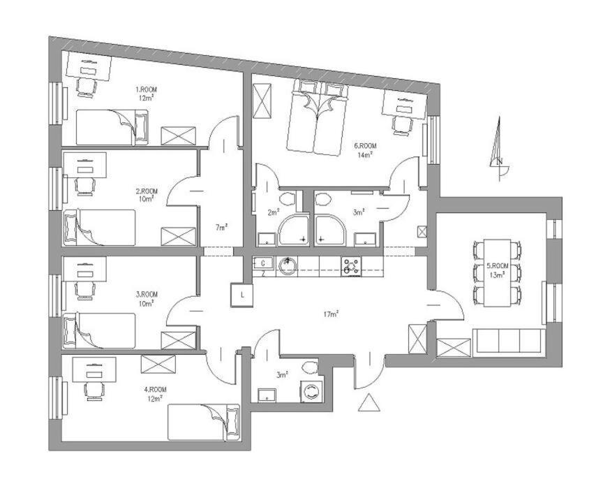 Archirent Apartament Warynskiego Gdańsk Exteriör bild